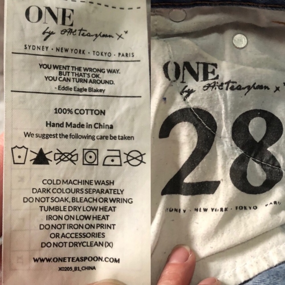 SOLD One teaspoon Thrashed freebirds - Picture 6 of 7